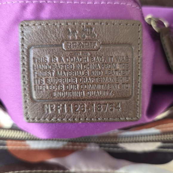 Coach Multicolor Signature Tote Bag - Picture 11 of 13